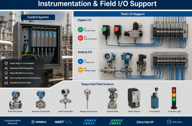 Instrumentation & field I/O support technical visual